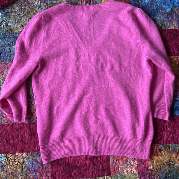 Pink 100% cashmere sweater - Picture 3 of 3